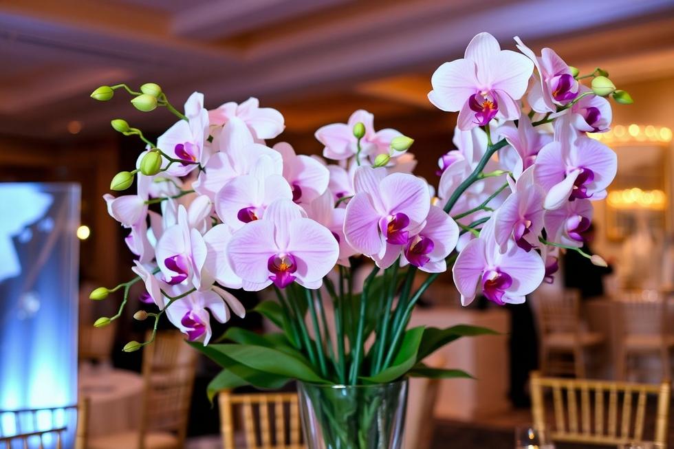 A Beleza Única das Orquídeas na Decoração de Festas