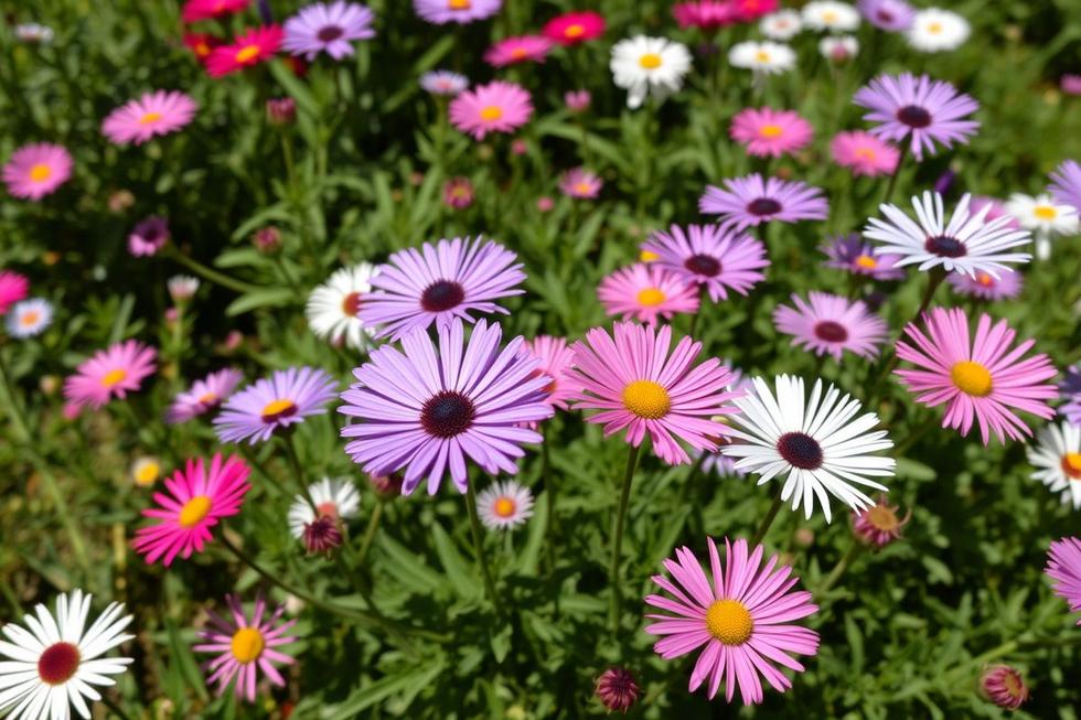 A Beleza dos Ásteres e Suas Variedades