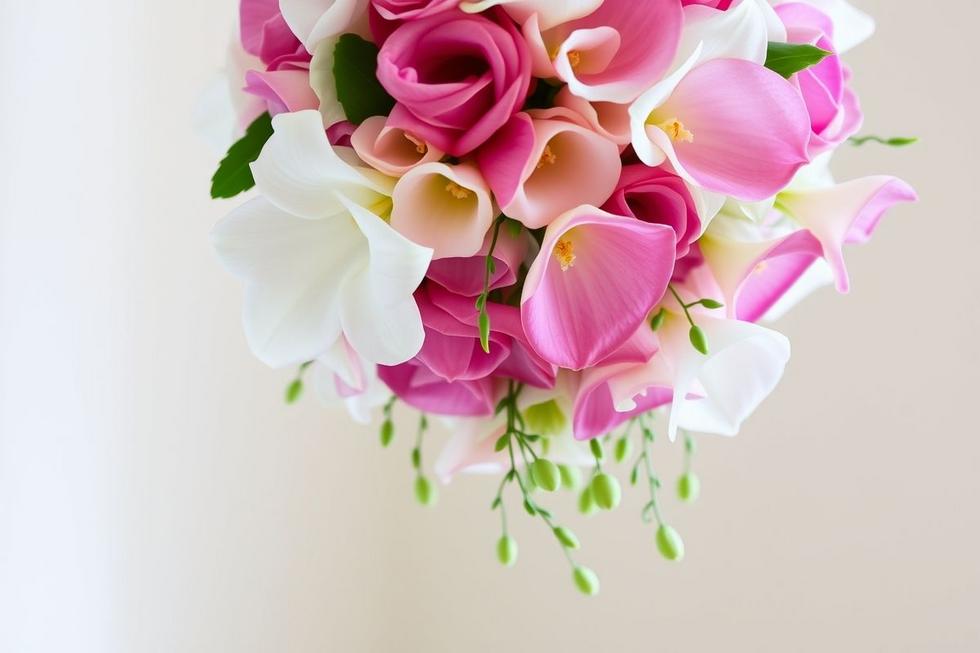 Buquê Cascata: Um Toque Dramático