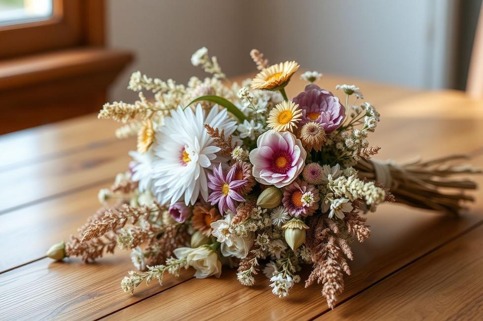 Vantagens dos buquês de flores secas na decoração