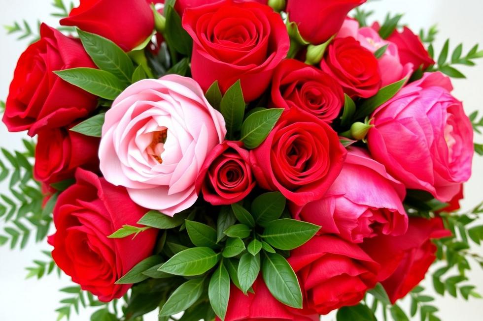 Significado do Vermelho: Paixão e Amor, As Cores de Buquê de Flores