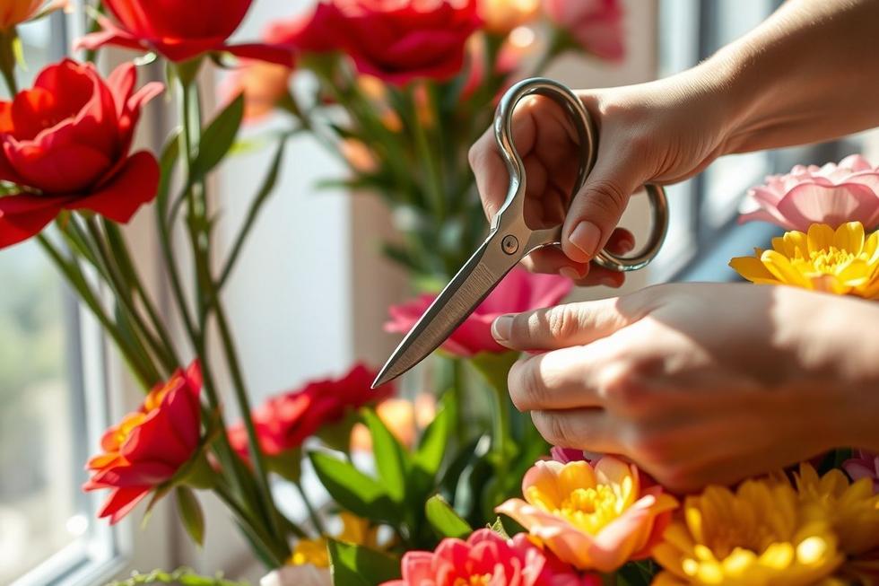 Corte dos Caules: Técnicas para Aumentar a Durabilidade