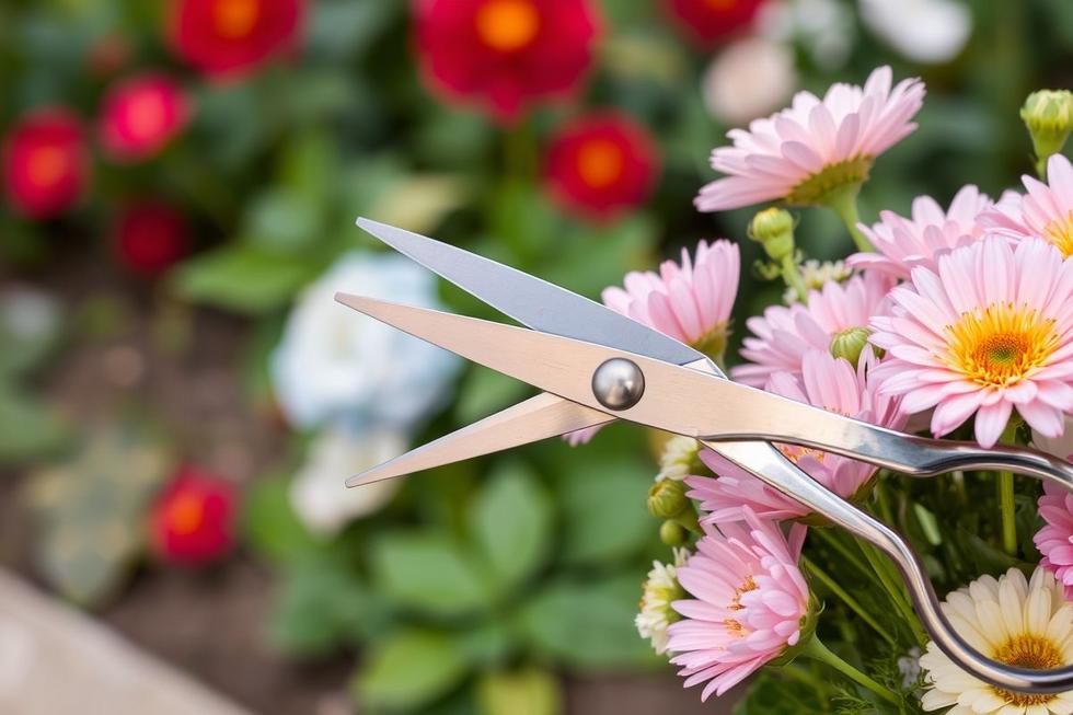 Corte de Caules e Posicionamento do Buquê