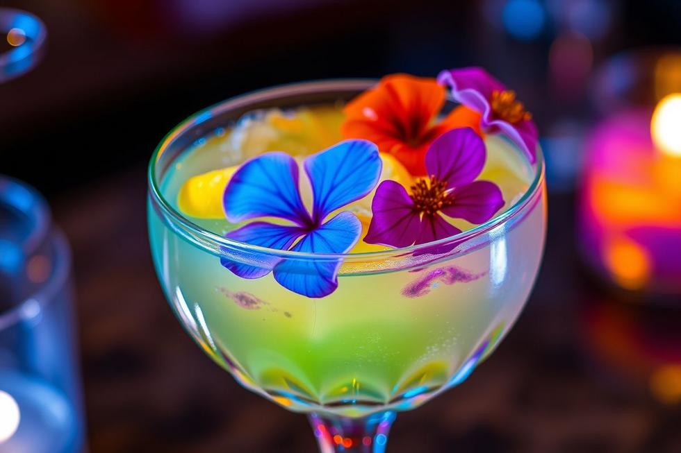 Dicas Criativas para Usar Flores em Bebidas e Pratos