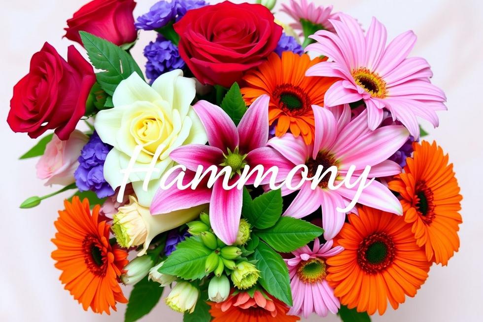 As Cores como Elemento Principal na Combinação de Flores