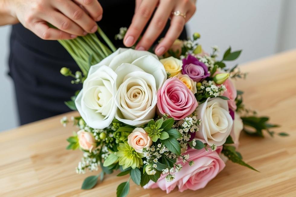 Técnicas de Montagem: Passo a Passo para um Buquê de Flores Elegante