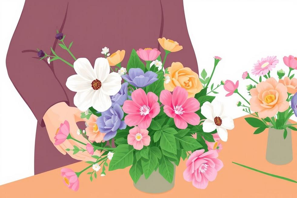 Como Montar um Buquê de Flores Artificiais