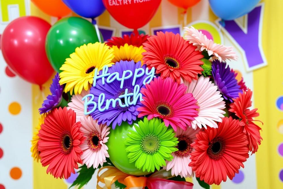 Buquês para Aniversários e Festas Temáticas