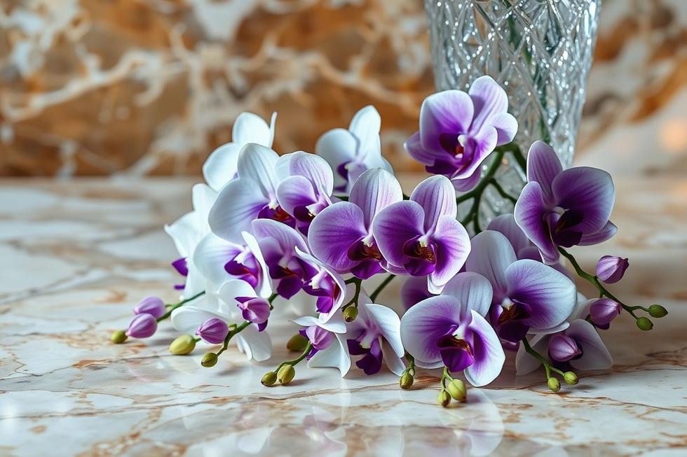 Orquídeas em Cascata: luxo etéreo