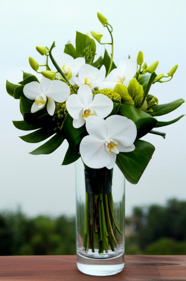 Buquês Modernos para Casamento Civil Minimalista