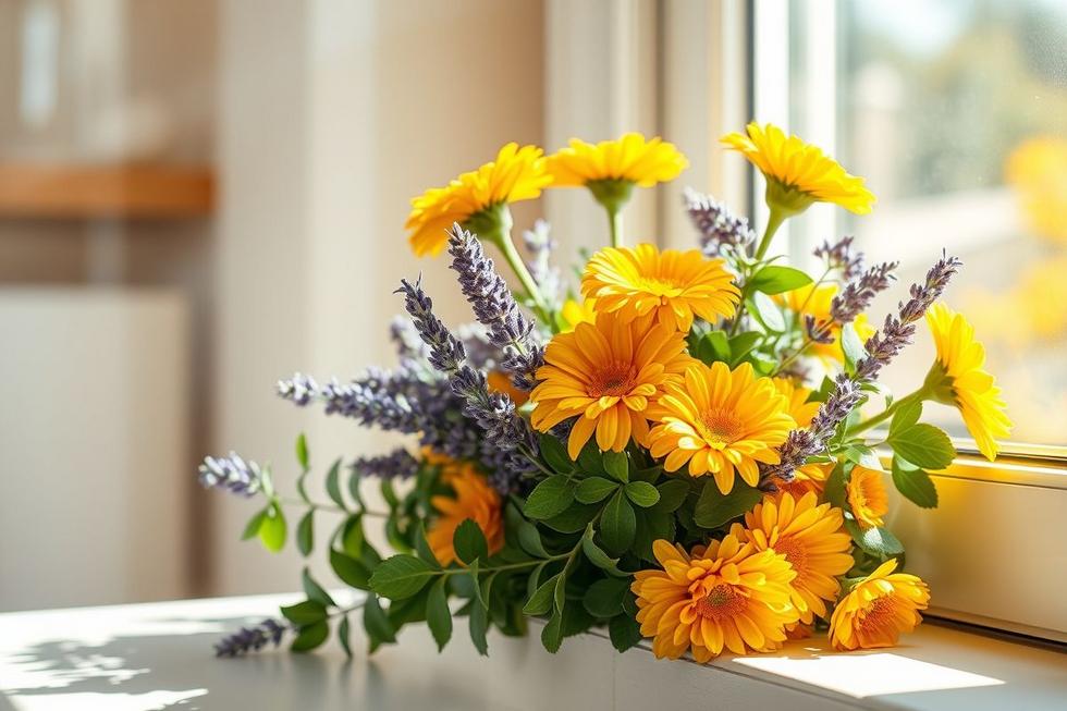 Imagem de capa mostrando flores que dão energia e calmam o stress, ideal para quem busca bem‑estar natural