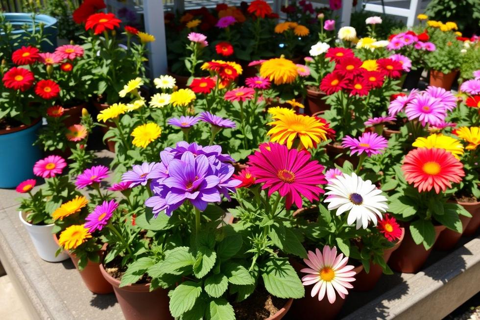 Flores que duram mais em vasos, exemplo de bela jardinagem.