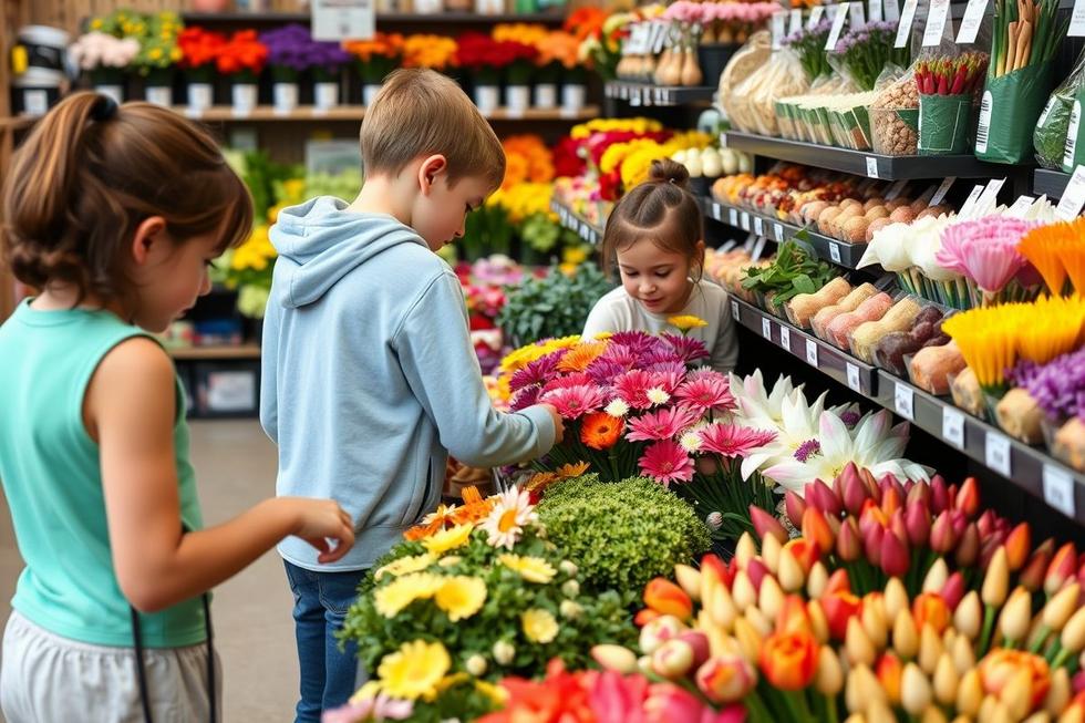 Escolhendo as Flores Certas para Plantar criando atividades de jardinagem