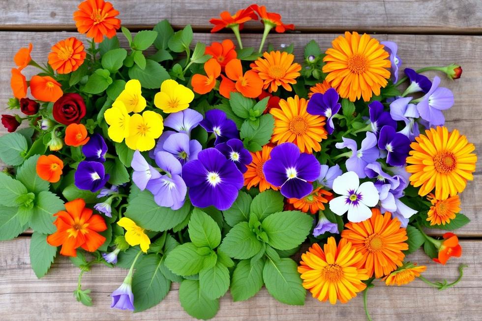 O Fascínio das Flores Comestíveis