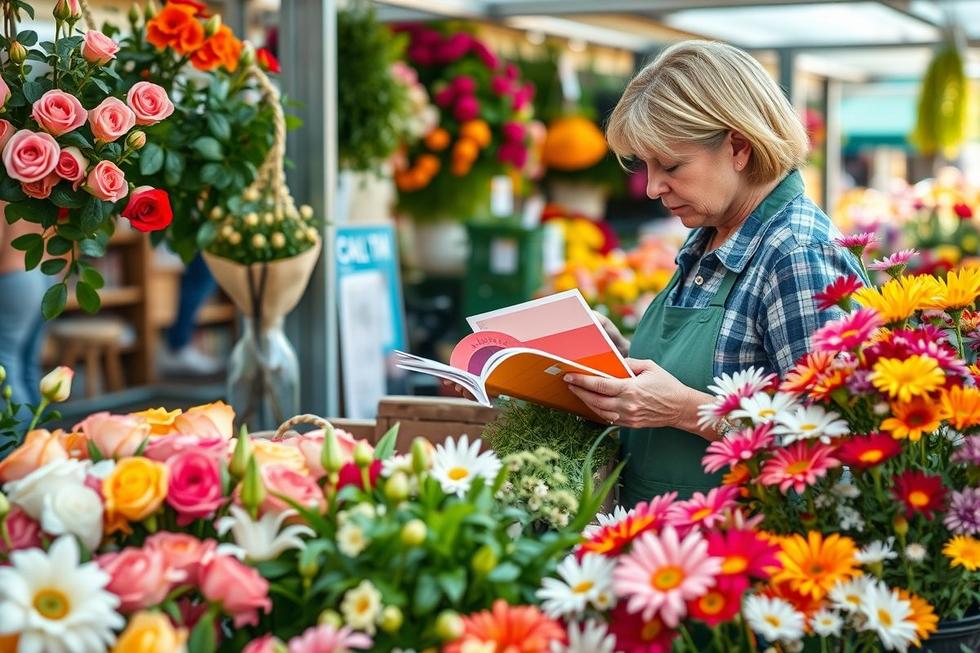 Encontrando flores frescas e baratas na sua cidade