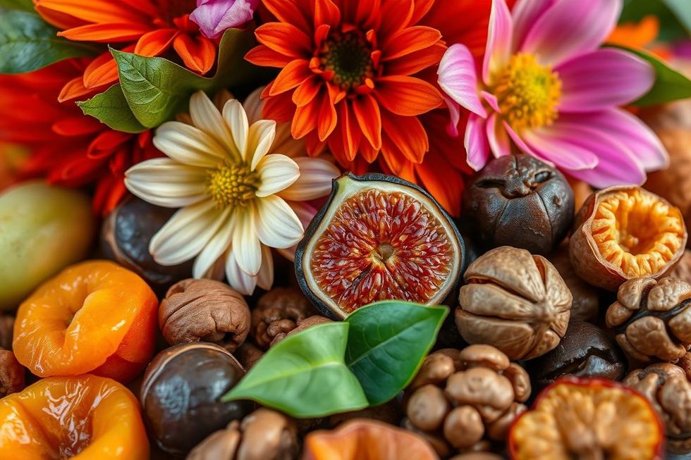 A Magia das Frutas Secas no Buquê: Símbolos de Abundância e Saúde