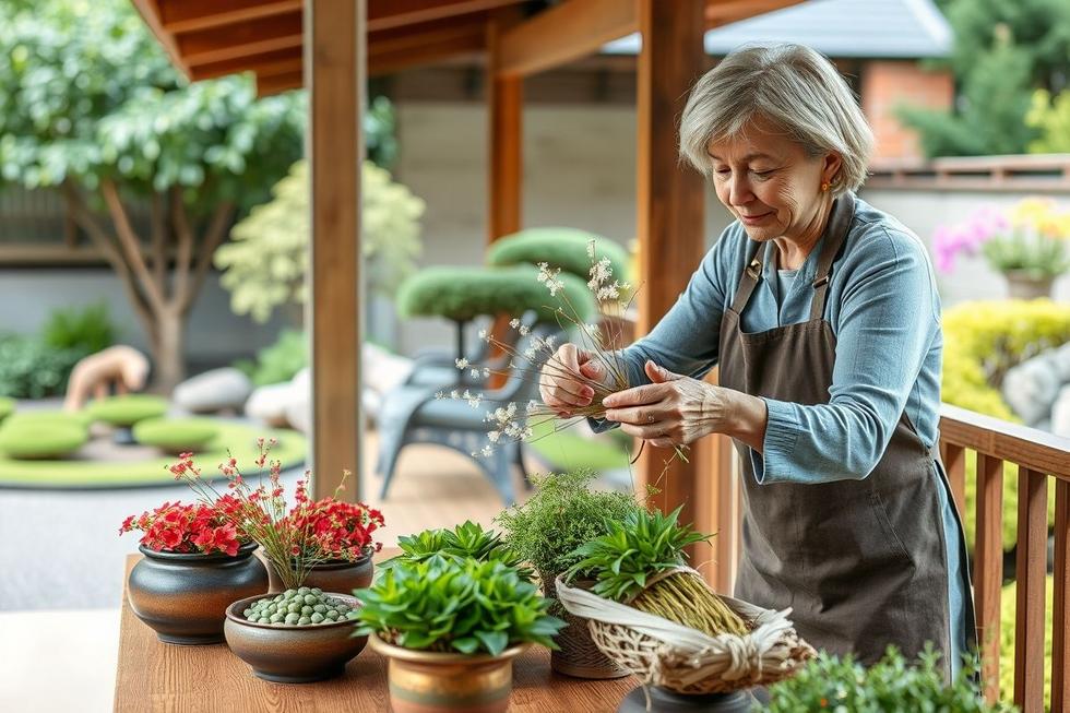 Aplicando Ikebana no Jardim e na Casa