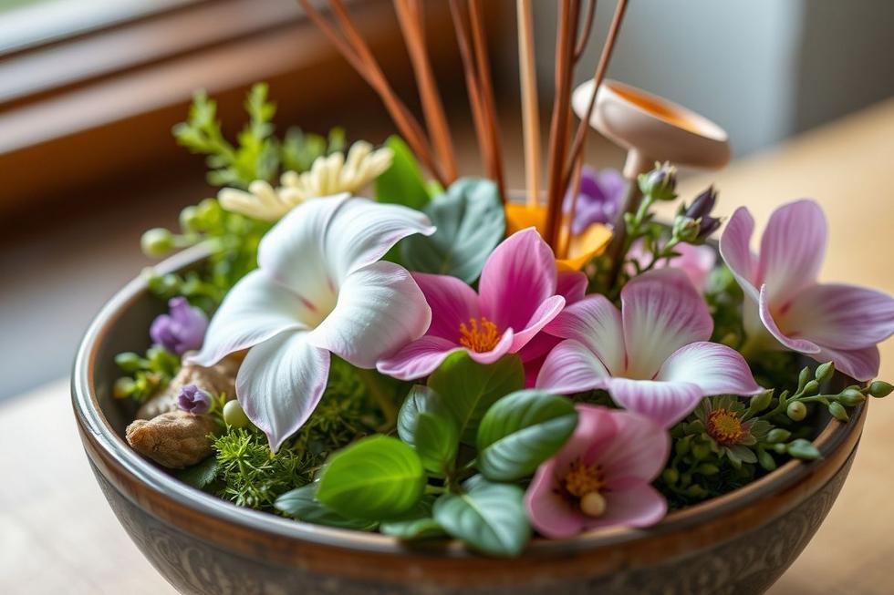 Técnicas e Estilos Fundamentais do Ikebana