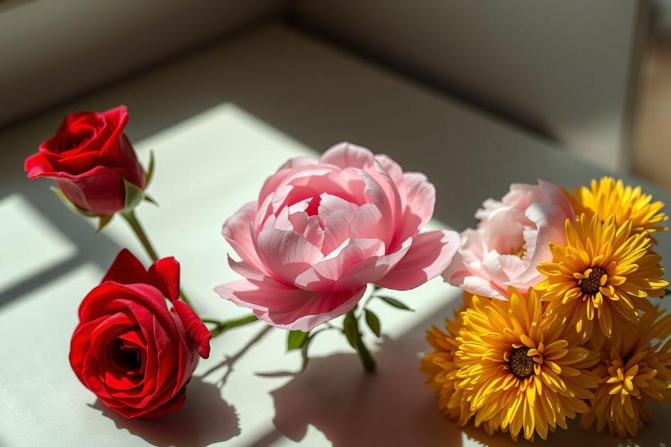 Linguagem das Cores nas Flores