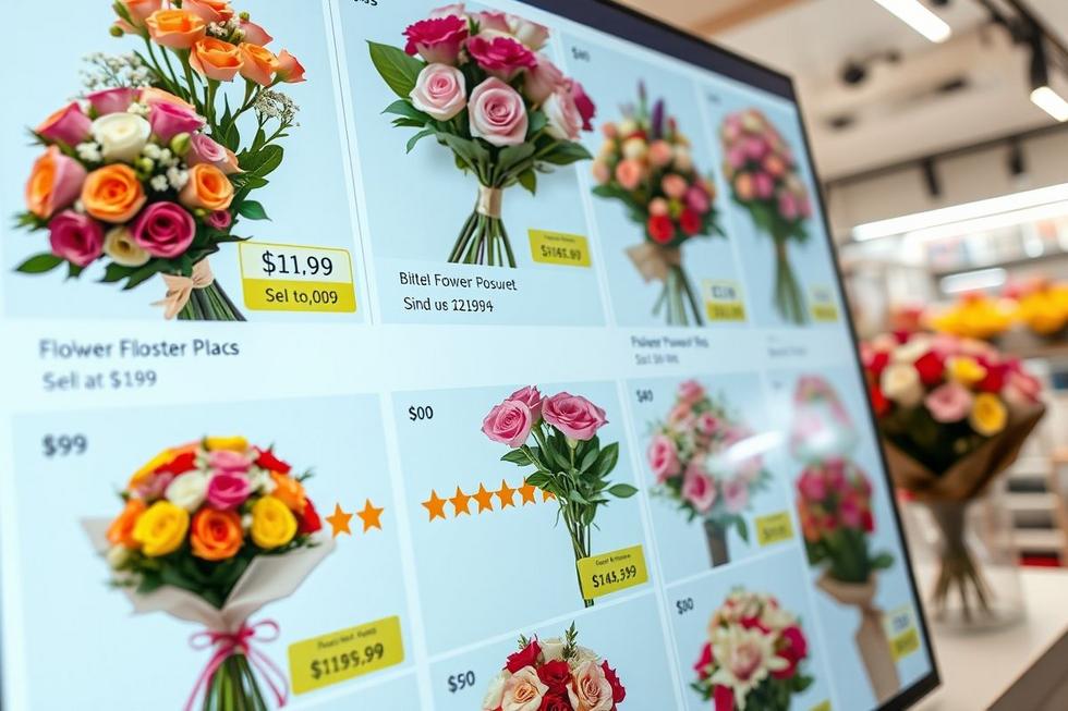 Onde Encontrar Lojas de Flores que Realmente Economizam, comprar buquês de alta qualidade