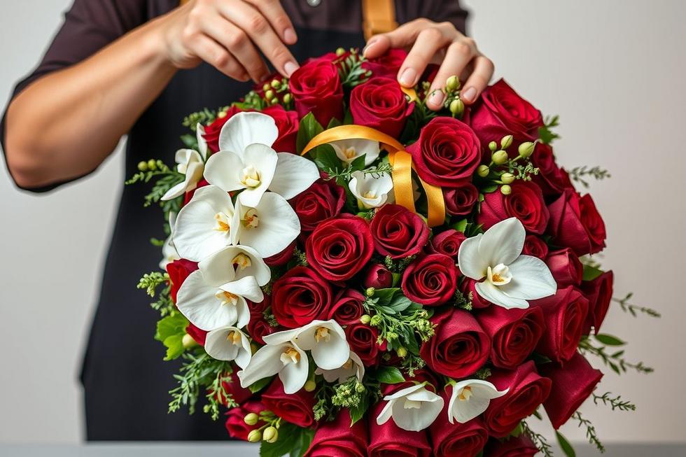 Montagem Do Buquê Luxuoso Técnicas Avançadas