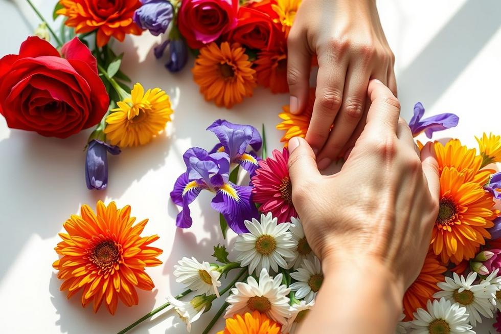 Seleção e Combinação de Flores