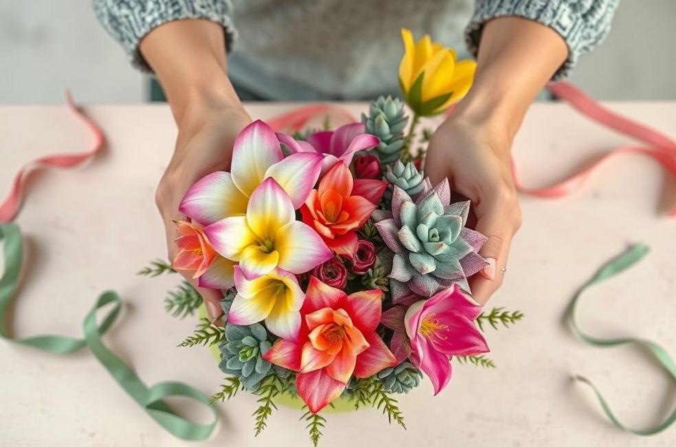 Passo a Passo Para Montar o Seu Buquê Exótico Sem Erro