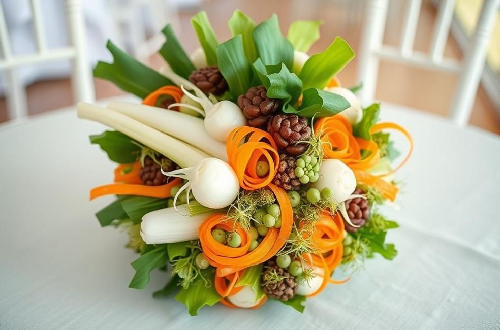 Misturando vegetais: alface, cenoura e outras opções criativas