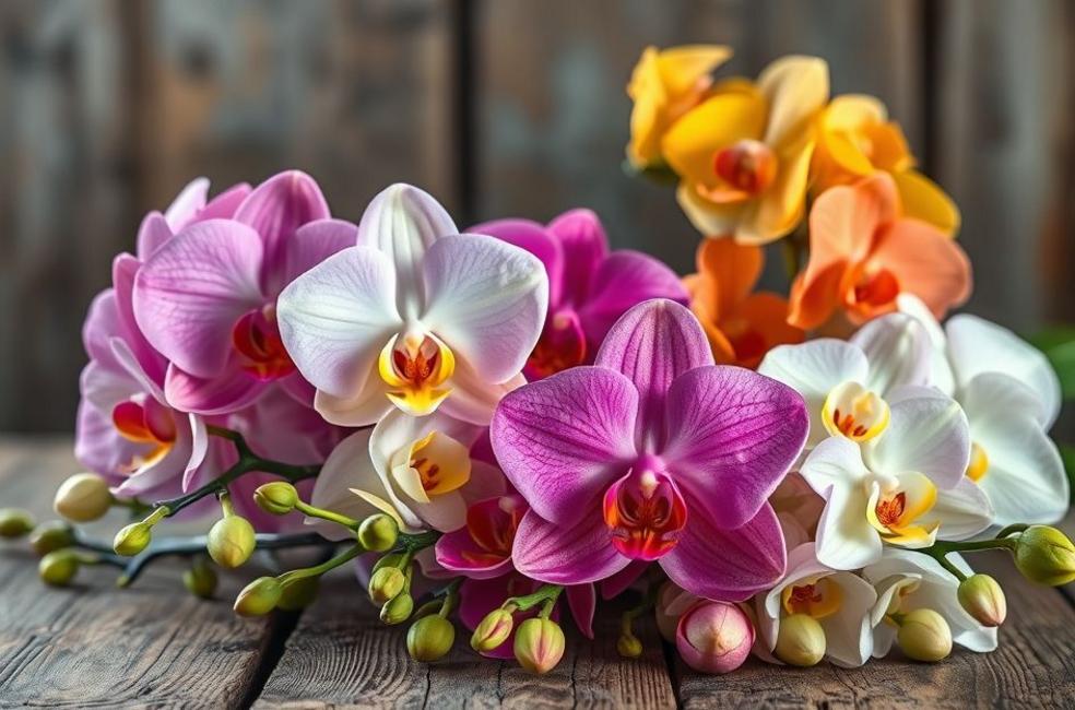 1. Planejamento e seleção das orquídeas