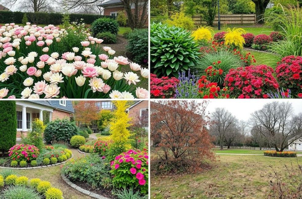 Manutenção Sustentável e Evolução do Jardim ao Longo das Estações