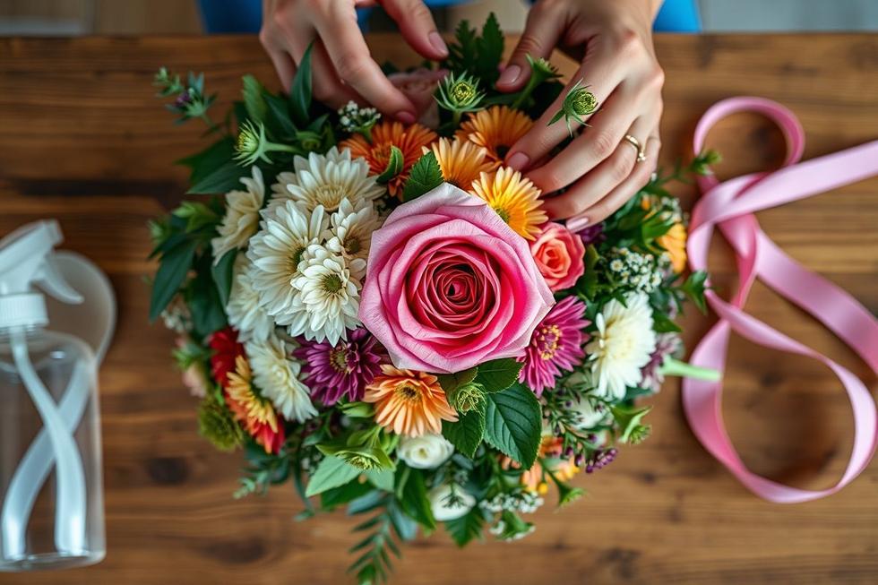 Passo a Passo para Montar Buquês de Rosas Artesanais
