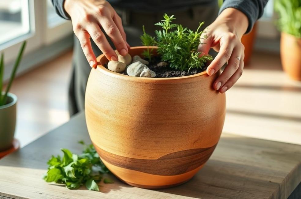 Montando e Cuidando do Seu Vaso de 7 Erbas